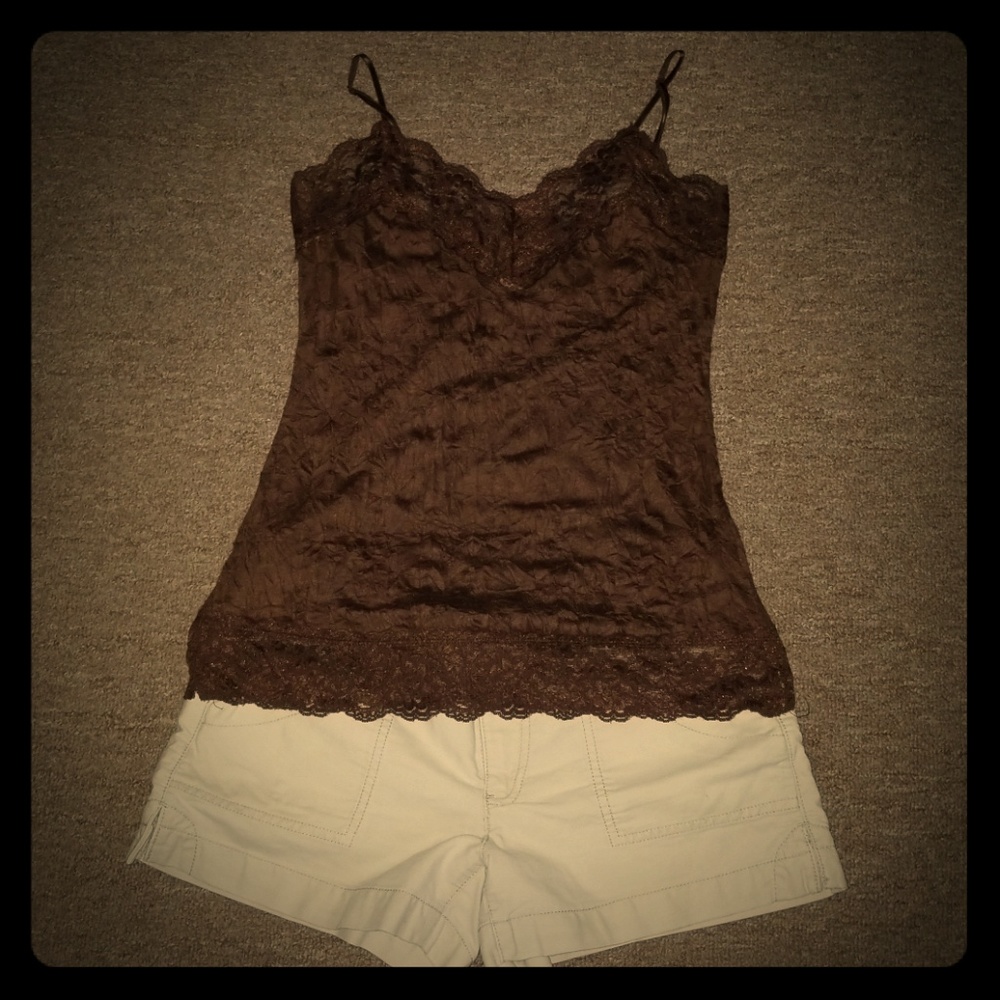 American Eagle khaki shorts size 8